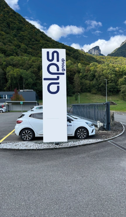 Panneaux et signalétique 1 totem Alps Automation